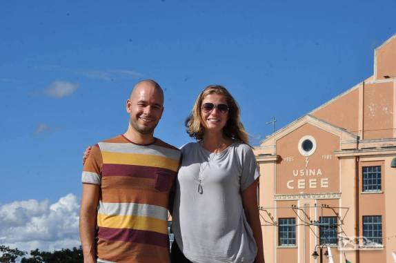 O Gabriel Britto foi nosso guia pelas ruas do centro histórico de Porto Alegre, no Rio Grande do Sul